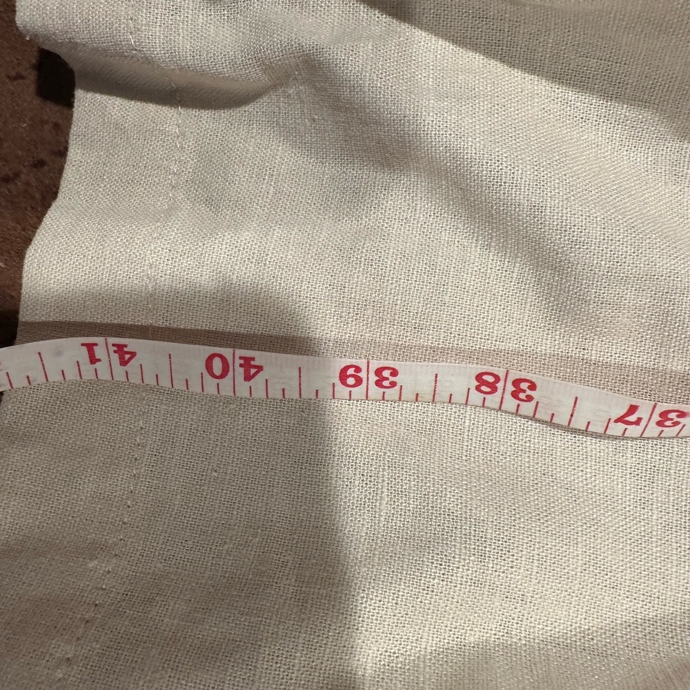 Zara Women's Cream Wide-Leg Pants - Picture 4 of 10